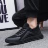 Men's Chunky Sneakers Thick Sole Height Increasing Dad Shoes for Sports & Casual, Trendy Canvas Shoes with Non-Slip Comfor - 1 Men's Chunky Sneakers Thick Sole Height Increasing Dad Shoes for Sports & Casual, Trendy Canvas Shoes with Non-Slip Comfor