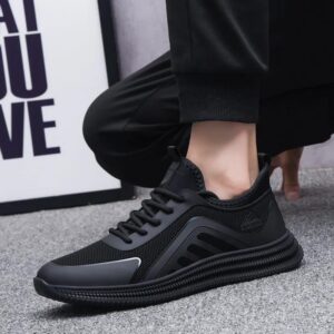 Men's Chunky Sneakers Thick Sole Height Increasing Dad Shoes for Sports & Casual, Trendy Canvas Shoes with Non-Slip Comfor - 1 Men's Chunky Sneakers Thick Sole Height Increasing Dad Shoes for Sports & Casual, Trendy Canvas Shoes with Non-Slip Comfor