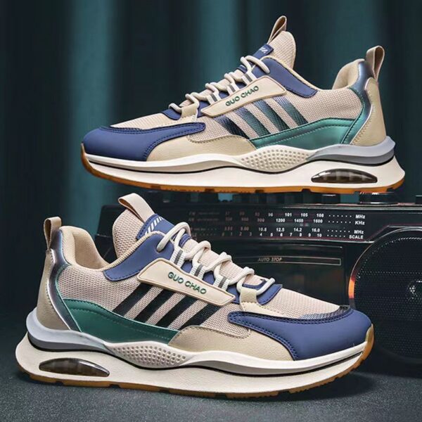 Anti-Slip Lightweight Men's Sneakers - Durable Fashion Sports Shoes for Running & Casual Wear, All-Day Comfort (All-Season)