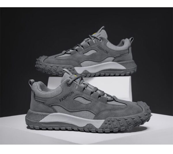 Hot Youth Men's Casual Sports Sneakers Man - Breathable PU Mesh Shoes Viatu vya Kiume with Non-Slip & Wear-Resistant Rubber Sole & Lightweight Lace-Up for Versatile Street Fashion