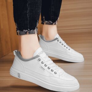Hot Youth Men's Casual Sports Sneakers Man - Trendy Breathable Mesh Shoes Viatu vya Kiume with Non-Slip & Wear-Resistant Rubber Sole & Lace-Up for Versatile Street Fashion - 1 Hot Youth Men's Casual Sports Sneakers Man - Trendy Breathable Mesh Shoes Viatu vya Kiume with Non-Slip & Wear-Resistant Rubber Sole & Lace-Up for Versatile Street Fashion