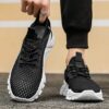 Hot Youth Men's Chunky Retro Sneakers Man - Student Campus Casual Shoes Viatu vya Kiume with Breathable Mesh & Non-Slip & Wear-Resistant Rubber Sole for Versatile Street Style