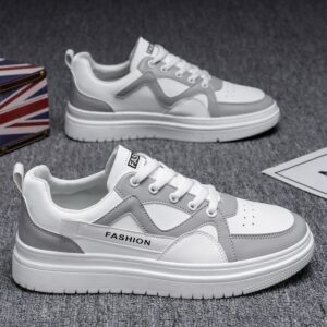 Hot Youth Men's Chunky Retro Sneakers Man - Waterproof & Non-Slip & Wear-Resistant PU Leather Shoes Viatu vya Kiume with Rubber Sole for Casual Sports Street - 1 Hot Youth Men's Chunky Retro Sneakers Man - Waterproof & Non-Slip & Wear-Resistant PU Leather Shoes Viatu vya Kiume with Rubber Sole for Casual Sports Street