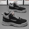 Breathable Anti-Slip Men's Work Boots - High-Cut Durable Safety Shoes for Outdoor Work & Hiking, All-Season Industrial Casual Wear(FBK)