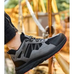 Men's Safety Work Boots Viatu vya Kiume - Steel Toe Winter Protection Shoes with Non-Slip Rubber Sole & Breathable Lightweight Design for Construction - 1 Men's Safety Work Boots Viatu vya Kiume - Steel Toe Winter Protection Shoes with Non-Slip Rubber Sole & Breathable Lightweight Design for Construction
