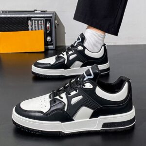 New Men's Casual Sneakers Man - Brown Versatile Fashion Shoes Viatu vya Kiume with Non-Slip & Wear-Resistant Rubber Sole & Lace-Up for Urban Street Style - 1 New Men's Casual Sneakers Man - Brown Versatile Fashion Shoes Viatu vya Kiume with Non-Slip & Wear-Resistant Rubber Sole & Lace-Up for Urban Street Style