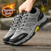 [ Final Clearance  ]   Men's Casual Mark Shoes Man Viatu vya Kiume - Fashion Lightweight Breathable Moccasin Style Sneakers for Outdoor Sports Daily Wear with Soft Sole Comfortable Durable Design(FBK)