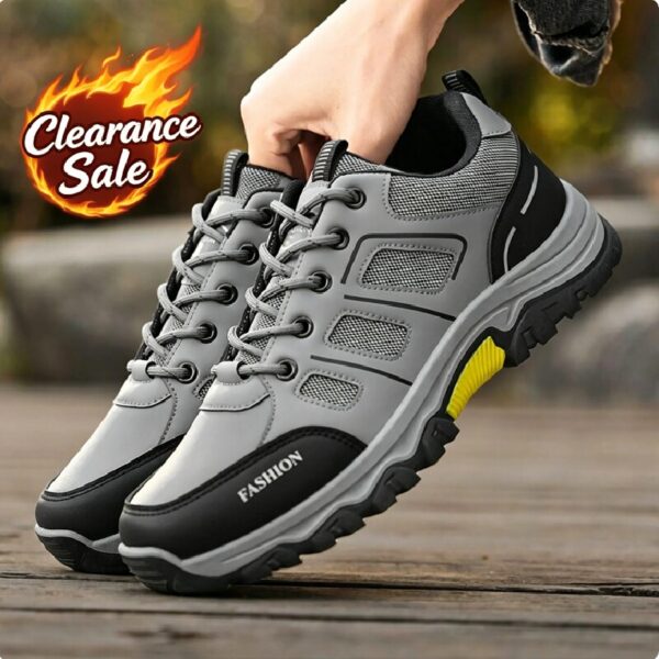 [ Final Clearance  ]   Men's Casual Mark Shoes Man Viatu vya Kiume - Fashion Lightweight Breathable Moccasin Style Sneakers for Outdoor Sports Daily Wear with Soft Sole Comfortable Durable Design(FBK)