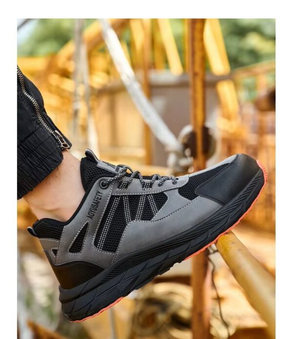 Men's Safety Work Boots Viatu vya Kiume - Steel Toe Winter Protection Shoes with Non-Slip Rubber Sole & Breathable Lightweight Design for Construction - 1 Men's Safety Work Boots Viatu vya Kiume - Steel Toe Winter Protection Shoes with Non-Slip Rubber Sole & Breathable Lightweight Design for Construction