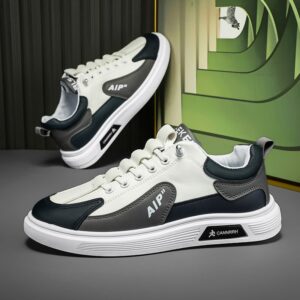 Youth Men's Sports Running Sneakers Man - Waterproof PU Leather Lace-Up Shoes with Durable Wear-Resistant Rubber Sole, Non-Slip Comfortable Lightweight Breathable for Outdoor Hiking Travelling Safari - 1 Youth Men's Sports Running Sneakers Man - Waterproof PU Leather Lace-Up Shoes with Durable Wear-Resistant Rubber Sole, Non-Slip Comfortable Lightweight Breathable for Outdoor Hiking Travelling Safari