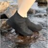【2 Pairs】African Monsoon Essentials: 2.8mm Latex Overboots - Mud-Proof Rain Shoe Covers with 7-Level Anti-Slip Grip for Nairobi Flood Zones, Heavy-Duty Toe Armor in Vibrant Colors(FBK)(discount)
