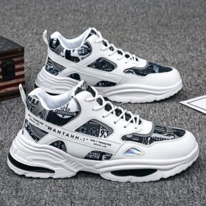 Men shoes Anti-Slip Casual Sneakers Shoes Breathable Lightweight Outdoor Hiking Shoes for Walking & Office, Durable Leather School Shoes with Height Increase Technology and Waterproof Design - 1 Men shoes Anti-Slip Casual Sneakers Shoes Breathable Lightweight Outdoor Hiking Shoes for Walking & Office, Durable Leather School Shoes with Height Increase Technology and Waterproof Design
