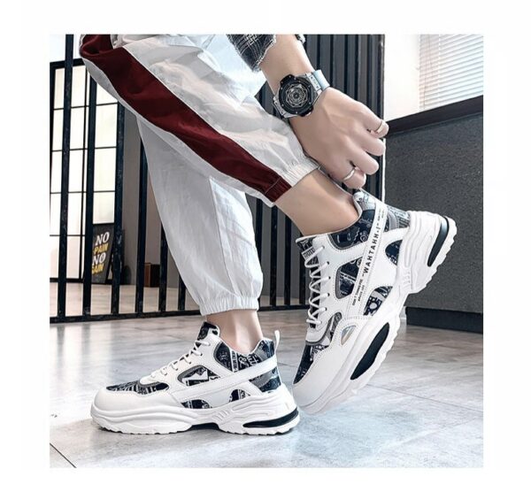 Viatu vya Kiume 2025 Kenya - Anti-Slip Casual Shoes Height Increase, Breathable School Sneakers Rainy Season Lightweight Casual Durable Teen Boys Trend
