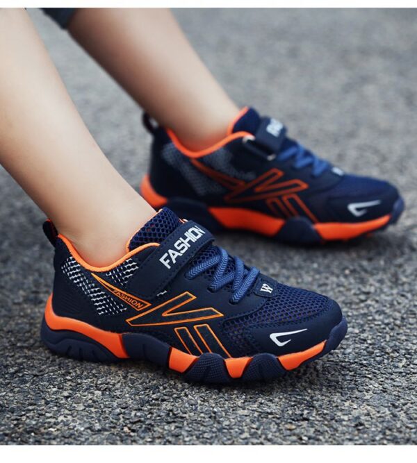 Viatu vya Mvua Watoto 2025 Kenya - Boys Anti-Slip Sports Shoes Age 5-12, Waterproof Breathable Sneakers School Walking Shoes Rainy Season Easy Wear