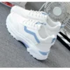 Viatu za Wanawake 2025 Kenya - Non-Slip Sports Shoes Rainy Season, Breathable Mesh Sneakers Students Daily Wear, Thick-Soled White for Rainy Mvua