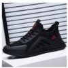 Men's Chunky Sneakers Thick Sole Height Increasing Dad Shoes for Sports & Casual, Trendy Canvas Shoes with Non-Slip Comfor - 2 Men's Chunky Sneakers Thick Sole Height Increasing Dad Shoes for Sports & Casual, Trendy Canvas Shoes with Non-Slip Comfor