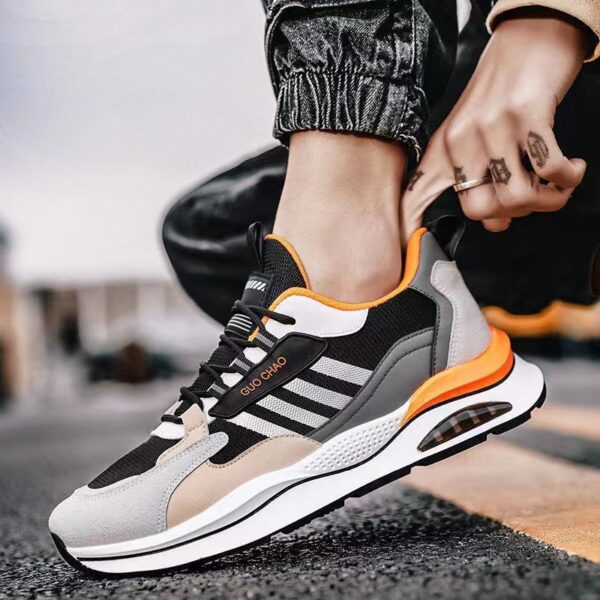 Anti-Slip Lightweight Men's Sneakers - Durable Fashion Sports Shoes for Running & Casual Wear, All-Day Comfort (All-Season)