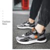 Hot Youth Men's Trendy Sports Sneakers Man - Lightweight Airflow PU Shoes Viatu vya Kiume with Non-Slip & Wear-Resistant Rubber Sole & Lace-Up for Versatile Street Fashion