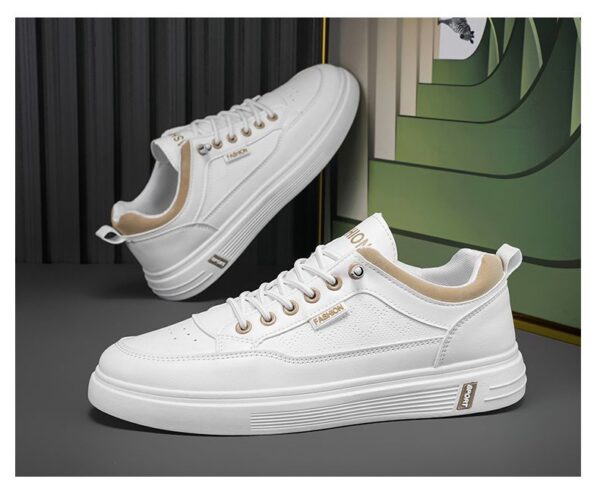 Hot Youth Men's Casual Sports Sneakers Man - Trendy Breathable Mesh Shoes Viatu vya Kiume with Non-Slip & Wear-Resistant Rubber Sole & Lace-Up for Versatile Street Fashion - 2 Hot Youth Men's Casual Sports Sneakers Man - Trendy Breathable Mesh Shoes Viatu vya Kiume with Non-Slip & Wear-Resistant Rubber Sole & Lace-Up for Versatile Street Fashion