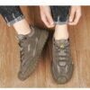 Hot Youth Men's Casual Sports Sneakers Man - Breathable PU Mesh Shoes Viatu vya Kiume with Non-Slip & Wear-Resistant Rubber Sole & Lightweight Lace-Up for Versatile Street Fashion - 2 Hot Youth Men's Casual Sports Sneakers Man - Breathable PU Mesh Shoes Viatu vya Kiume with Non-Slip & Wear-Resistant Rubber Sole & Lightweight Lace-Up for Versatile Street Fashion
