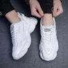 Hot Youth Men's Chunky Platform Sneakers Man - New Thick Sole Casual Shoes Viatu vya Kiume with Non-Slip & Wear-Resistant Rubber Sole & Breathable PU for Street Fashion - 2 Hot Youth Men's Chunky Platform Sneakers Man - New Thick Sole Casual Shoes Viatu vya Kiume with Non-Slip & Wear-Resistant Rubber Sole & Breathable PU for Street Fashion