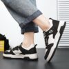 New Youth Men's Casual Sneakers Man -   Waterproof & Non-Slip & Wear-Resistant PU Shoes Viatu vya Kiume with Rubber Sole & Lace-Up for Versatile Street