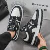 New Men's Casual Sneakers Man - Brown Versatile Fashion Shoes Viatu vya Kiume with Non-Slip & Wear-Resistant Rubber Sole & Lace-Up for Urban Street Style - 2 New Men's Casual Sneakers Man - Brown Versatile Fashion Shoes Viatu vya Kiume with Non-Slip & Wear-Resistant Rubber Sole & Lace-Up for Urban Street Style
