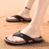 Men's Extra Large Size Flip Flops - Flat Sole Sandals for Home, Beach & Outdoor Wear, Comfortable Non-Slip Slippers for Casual Use - 2 Men's Extra Large Size Flip Flops - Flat Sole Sandals for Home, Beach & Outdoor Wear, Comfortable Non-Slip Slippers for Casual Use