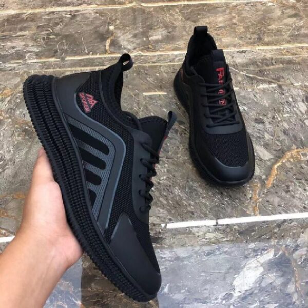 Men's Chunky Sneakers Thick Sole Height Increasing Dad Shoes for Sports & Casual, Trendy Canvas Shoes with Non-Slip Comfor - 3 Men's Chunky Sneakers Thick Sole Height Increasing Dad Shoes for Sports & Casual, Trendy Canvas Shoes with Non-Slip Comfor