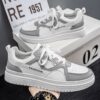 Hot Youth Men's Chunky Retro Sneakers Man - Waterproof & Non-Slip & Wear-Resistant PU Leather Shoes Viatu vya Kiume with Rubber Sole for Casual Sports Street - 3 Hot Youth Men's Chunky Retro Sneakers Man - Waterproof & Non-Slip & Wear-Resistant PU Leather Shoes Viatu vya Kiume with Rubber Sole for Casual Sports Street
