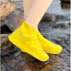 【2 Pairs】African Monsoon Essentials: 2.8mm Latex Overboots - Mud-Proof Rain Shoe Covers with 7-Level Anti-Slip Grip for Nairobi Flood Zones, Heavy-Duty Toe Armor in Vibrant Colors(FBK)(discount)