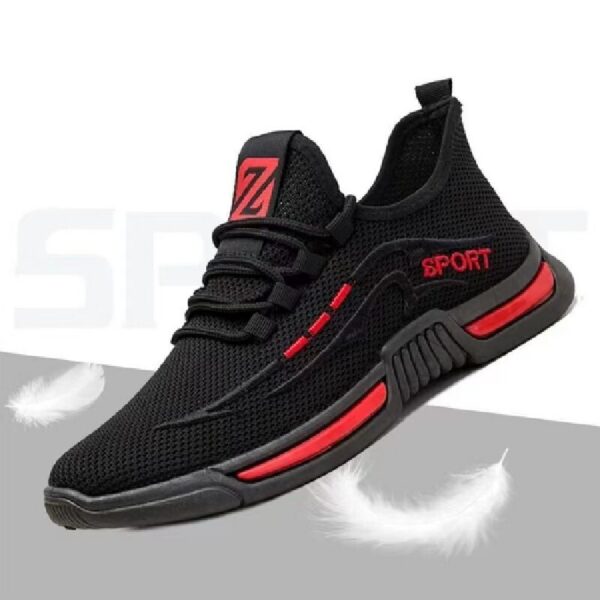 Men's All-Terrain Fashion Sneakers - Non-Slip Outdoor Sports Shoes for Africa Travel & Running, Breathable Mesh Design with Durable Rubber Sole in Kenya Jungle/Town Style Fast (FBK delivery 2-6 days)