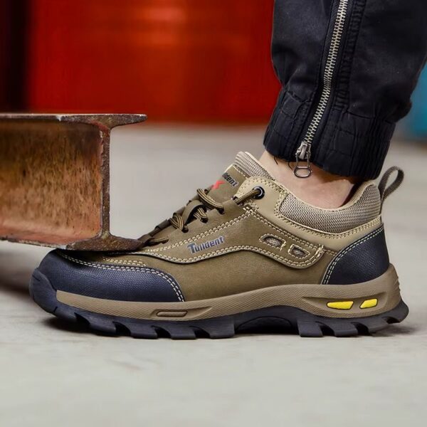Men's Safety Work Shoes Viatu vya Kiume - Anti-Smashing Anti-Piercing Protection for Construction Site with Durable Non-Slip Rubber Sole & Breathable Comfort Design - 4 Men's Safety Work Shoes Viatu vya Kiume - Anti-Smashing Anti-Piercing Protection for Construction Site with Durable Non-Slip Rubber Sole & Breathable Comfort Design