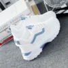 Viatu za Wanawake 2025 Kenya - Non-Slip Sports Shoes Rainy Season, Breathable Mesh Sneakers Students Daily Wear, Thick-Soled White for Rainy Mvua