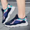 Women's Fashion Sneakers - Soft Sole Breathable Knit Running Shoes for Casual & Sports, Trendy Pastel Colors All-Season Comfort