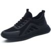 Men's Chunky Sneakers Thick Sole Height Increasing Dad Shoes for Sports & Casual, Trendy Canvas Shoes with Non-Slip Comfor - 4 Men's Chunky Sneakers Thick Sole Height Increasing Dad Shoes for Sports & Casual, Trendy Canvas Shoes with Non-Slip Comfor