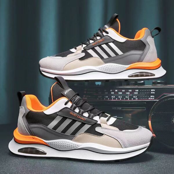 Anti-Slip Lightweight Men's Sneakers - Durable Fashion Sports Shoes for Running & Casual Wear, All-Day Comfort (All-Season)