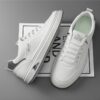 Men's Casual Shoes men - Breathable White Sneakers with Thick Sole, Trendy Sports Loafers for Outdoor & Daily Wear - 4 Men's Casual Shoes men - Breathable White Sneakers with Thick Sole, Trendy Sports Loafers for Outdoor & Daily Wear