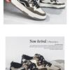 Youth Men's Student Campus Sneakers Man - Trendy Casual Sports Shoes Viatu vya Kiume with Non-Slip & Wear-Resistant Rubber Sole & PU Lace-Up for Street Fashion