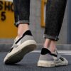 Hot Youth Men's Chunky Retro Sneakers Man - Versatile Breathable Mesh Shoes Viatu vya Kiume with Non-Slip & Wear-Resistant Rubber Sole & Lace-Up for Urban Street Style