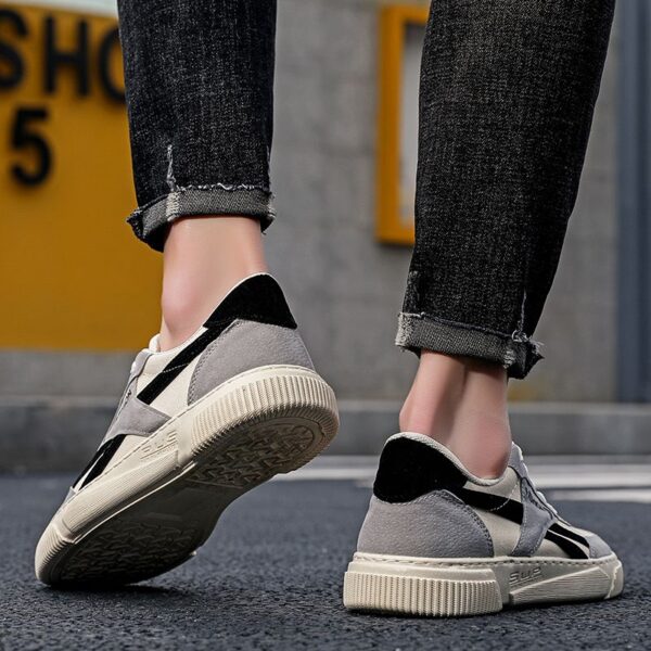 Hot Youth Men's Chunky Retro Sneakers Man - Versatile Breathable Mesh Shoes Viatu vya Kiume with Non-Slip & Wear-Resistant Rubber Sole & Lace-Up for Urban Street Style