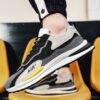 Hot New Men's Casual Sneakers Man - Black Waterproof & Non-Slip PU Leather Shoes Viatu vya Kiume with Wear-Resistant Rubber Sole for Urban Street Fashion