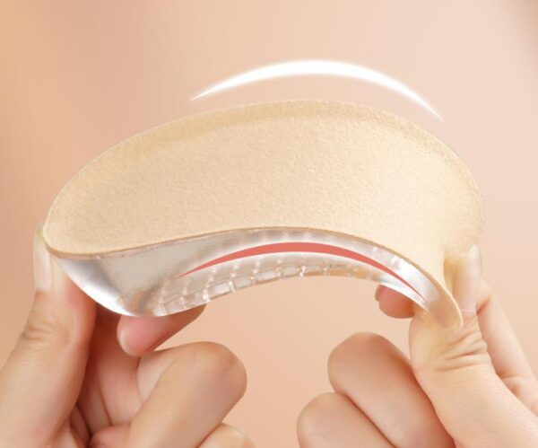 [ Final Clearance ] 【 Heel 2.5cm 】【2 pairs】  Lift Gel Insoles - PU & Silicone Half-Size Adjustable Pads, Soft CushionShoe Inserts for High Heels men shoes  women shoes   （discount）