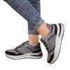 Women's Flyknit Running Shoes - Breathable Mesh Casual Athletic Sneakers with Cushioned Insole, Non-Slip Sole for Gym and Outdoor Activities, Fashion Lightweight Walking Shoes (FBK delivery 2-6 days)