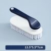 [ Final Clearance ] 【2-Pieces】  Pro Shoe Care Brushes - Multi-Angle Soft Bristle Cleaner with Long Handle & Hook for African Dusty Roads, Safari-Ready Crevice Tool in Random Colors