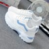 Viatu za Wanawake 2025 Kenya - Non-Slip Sports Shoes Rainy  Season, Breathable Mesh Sneakers Students Daily Wear, Thick-Soled White for Rainy Mvua