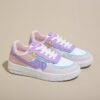 Women's Color Block White Sneakers - Thick Sole Casual Shoes for Students, Trendy Korean & Japanese Style Daily Wear (Breathable) - 4 Women's Color Block White Sneakers - Thick Sole Casual Shoes for Students, Trendy Korean & Japanese Style Daily Wear (Breathable)